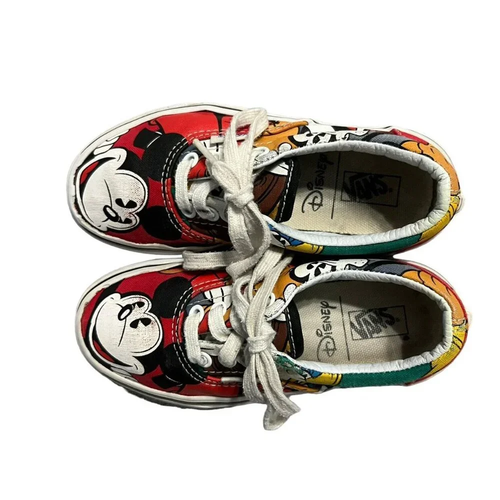 Vans + Disney Sz 12 Mickey Mouse Donald Goofy Sneakers